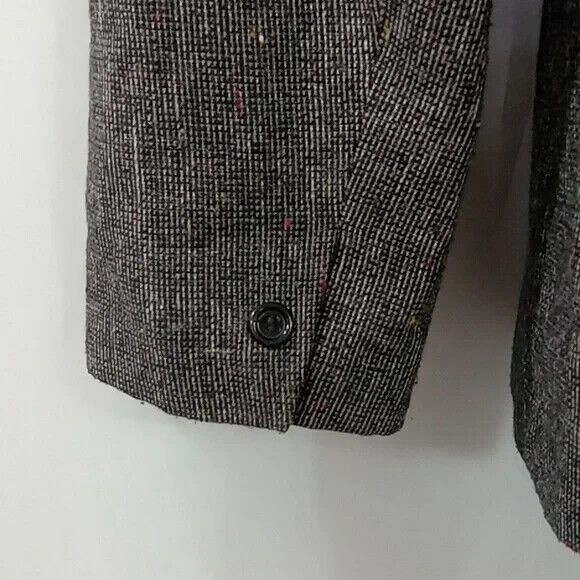 Patricia Roberts wool blend blazer women's size 10 multicolor - Picture 6 of 16